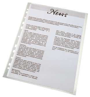 Kansiotasku A4/85mic vasen sivu auki