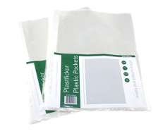 Kansiotasku A4/40mic ylhäältä auki.