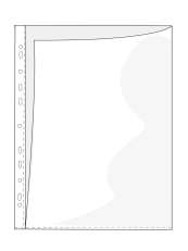 Kansiotasku A4 2-sivua auki