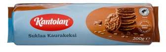 Kantolan kaurakeksi 200g suklaa RFA