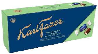 Karl Fazer päärynäjogurtti konvehdit