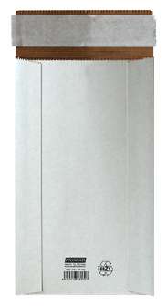 Kartonkikuori 150x260 mm valk 100 kpl/ltk tarrasuljenta