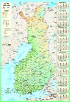 Karttakalenteri 2020 seinälle