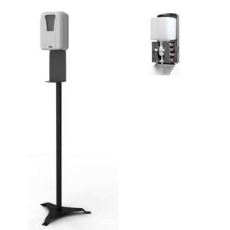 Käsihuuhdeannostelija jalalla