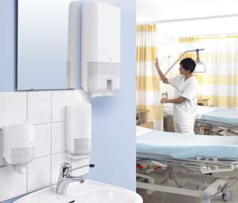 Tork H2 annostelija, valkoinen