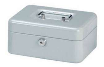 Kassalipas Midi harmaa 20x17x9 cm