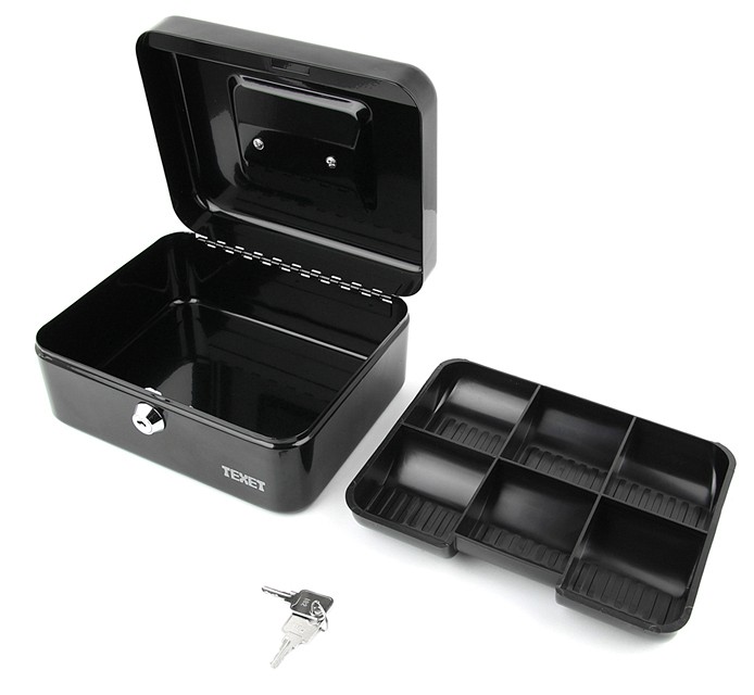 Kassalipas musta 20x16,7x9cm