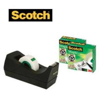 Katkaisulaite Scotch C38 musta 3rll Magic- 810 teippiä 19x33
