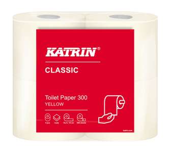 Katrin 300 wc-paperi keltainen