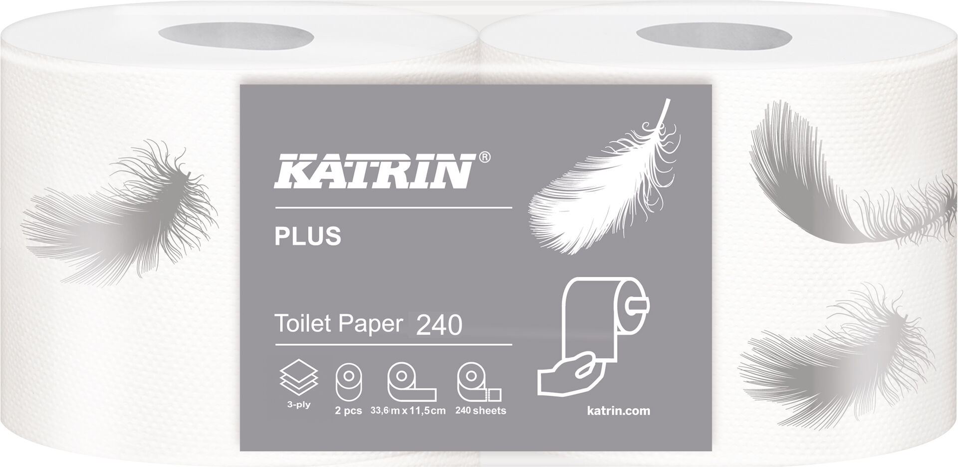Katrin Toilet 240 WC-paperi