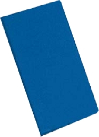 Käyntikorttikansio sininen 105x250 mm, 96 kortille