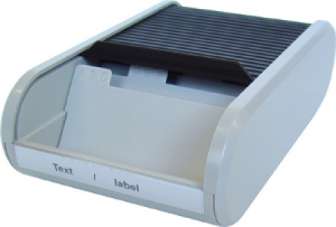 Käyntikorttilipas Helit 300 kortille vaaleanharmaa