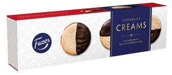 Keksi Fazer chocolate creams 100 g  |12 pkt/ltk