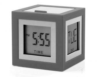 Kello Lexon Cubissimo harmaa pvm/lämpömittari