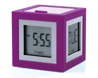 Kello Lexon Cubissimo lila pvm/lämpömittari