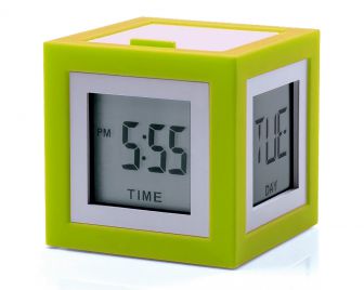 Kello Lexon Cubissimo lime pvm/lämpömittari