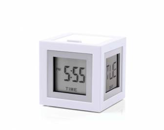 Kello Lexon Cubissimo valk. pvm/lämpömittari