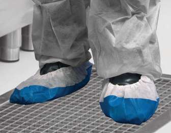 Kertakäyttö Deluxe kengänsuoja sininen