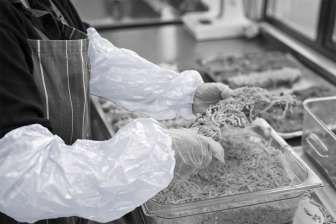 Hihansuoja kertakäyttö valkoinen