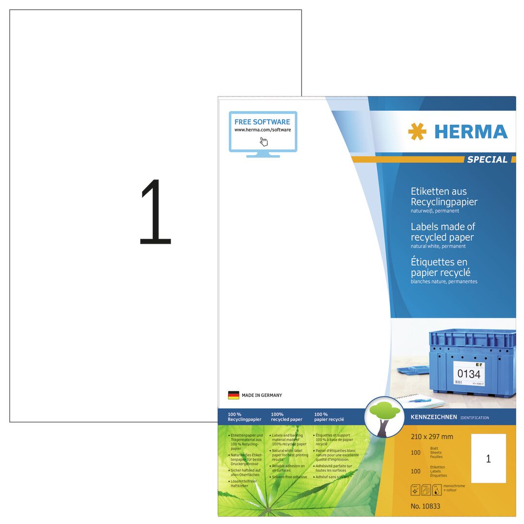 Herma Special 10738 A4/1-os kierrätysmateriaali
