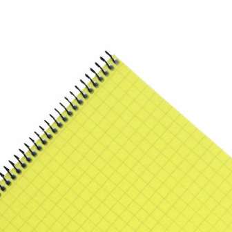 Kierrevihko A4/80 keltainen muovikansi 