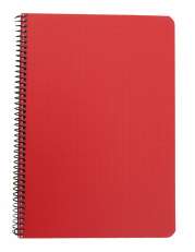 Kierrevihko A4/80 punainen muovikansi 