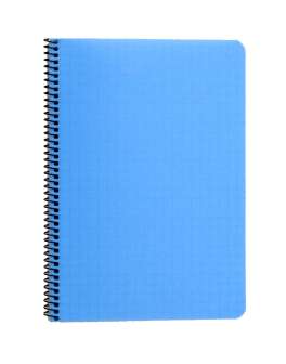 Kierrevihko A5/80 sininen muovikansi  