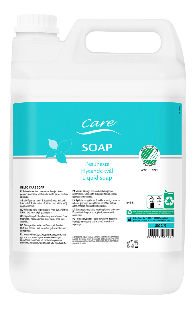 Kiilto Care Soap 5L