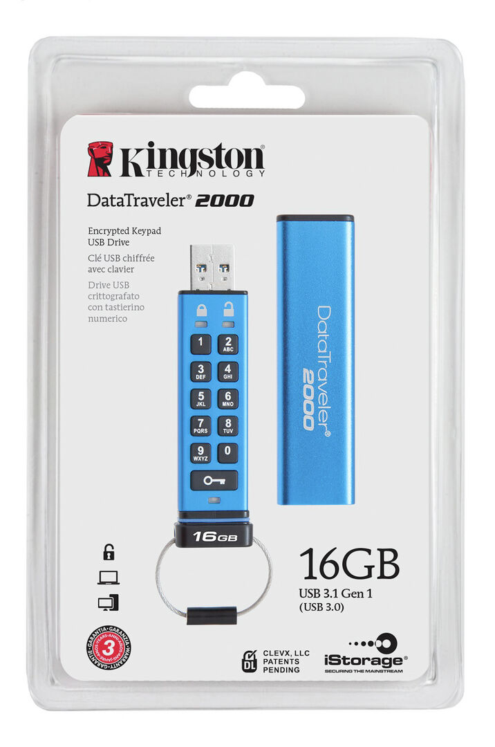 Kingston USB muisti 16GB 3.0
