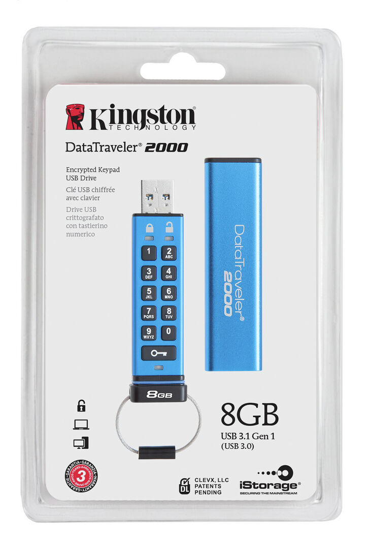 Kingston USB muisti 8GB 3.0