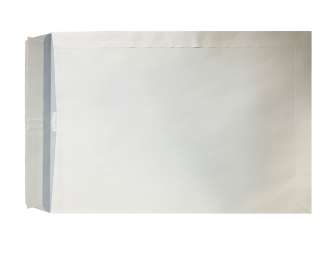 Kirjepussi B4 valkoinen