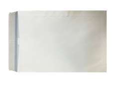 Kirjepussi B4 valkoinen