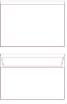 Kirjekuori VK C6 valkoinen