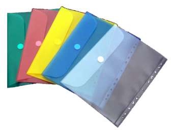 Kirjekuorikansiotasku A4 vihreä kansiorei'itys  25/ras