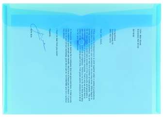 Kirjekuoritasku A4 sininen