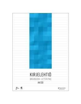 Kirjelehtiö A4/30 viivallinen