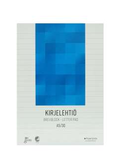 Kirjelehtiö A5/30 viivallinen