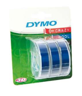 Kohokirjoitinteippi Dymo 9mmx3m sininen 3 rll/pak
