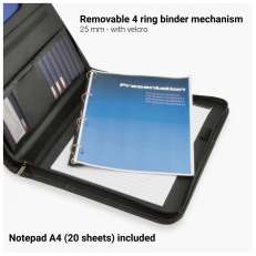 Kokouskansio Desq A4 musta