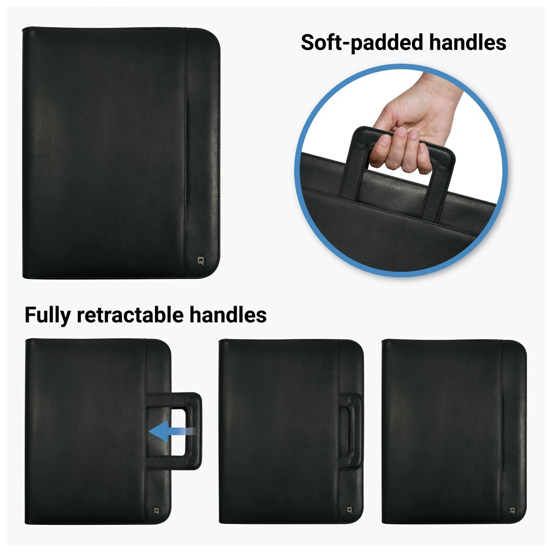 Kokouskansio Desq A4 musta