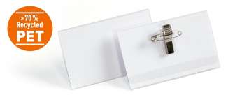 Nimikorttikotelo rPET 56x90mm