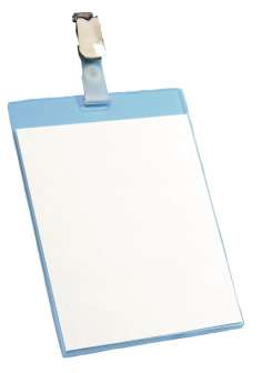 Nimikorttikotelo klipsillä