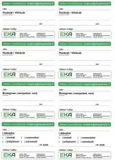 Koonti tarra-arkki EKA Palvelut