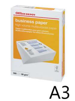 Kopiopaperi A3 80g OD OD Business 120rs/Lava 5rs/ltk