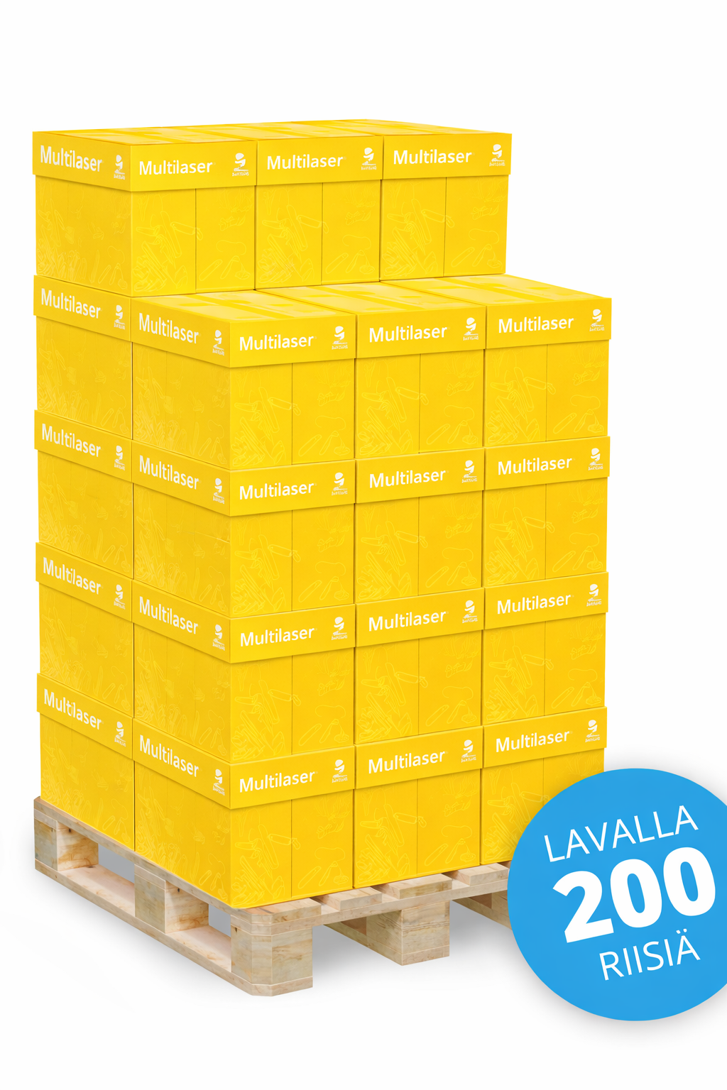 Kopiopaperi lava A4 200 riisiä Multilaser