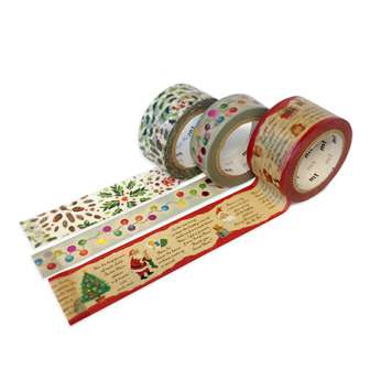 Koristeteippi Joulu lajitelma A setti 3 rll mt masking tape