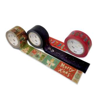 Koristeteippi Joulu lajitelma C setti 3 rll mt masking tape