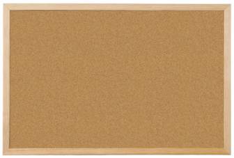 Korkkitaulu 300 x 400 mm niceday, reunat puuta