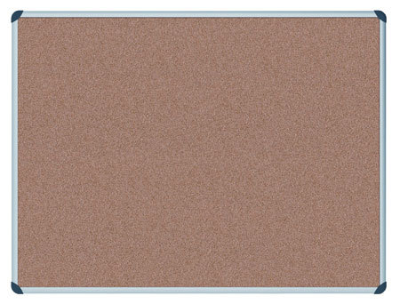 Ilmoitustaulu 600 x 450 mm Office Depot, reunat alumiinia Korkkitaulu