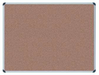 Ilmoitustaulu 600 x 900 mm Office Depot, reunat alumiinia Korkkitaulu